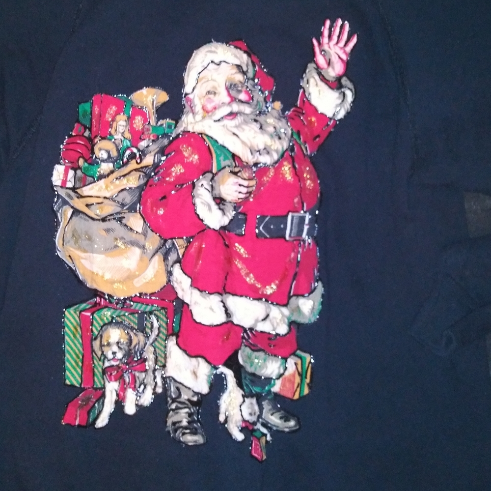 Hand designed Santa sweatshirt